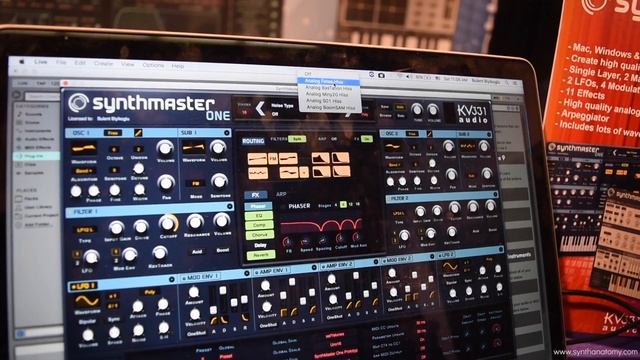 NAMM 2017: KV331 Audio Synthmaster One Synthesizer First Look смотреть онлайн