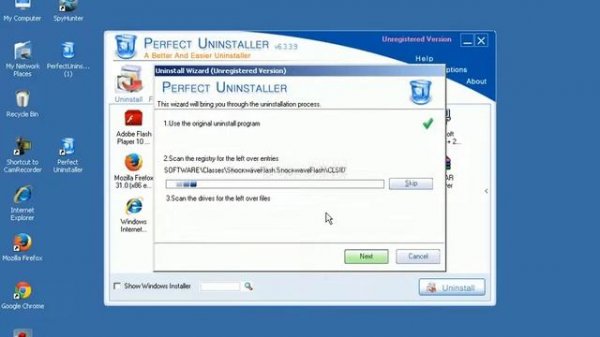 How to Uninstall program with perfect uninstaller