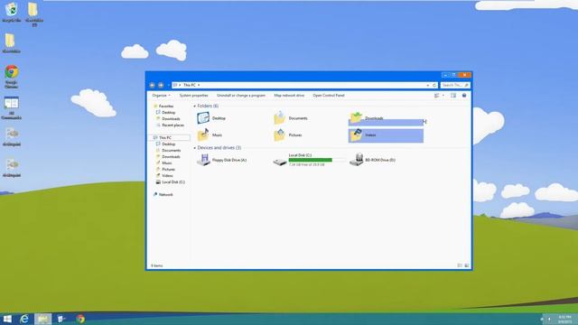 Metro Windows XP - Theme for Windows 7/8/10 смотреть онлайн