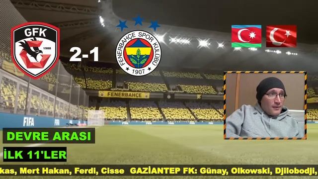 🔴 Gaziantep FK - Fenerbahçe Maçı // CANLI İZLE // AMATÖR SPİKER смотреть онлайн