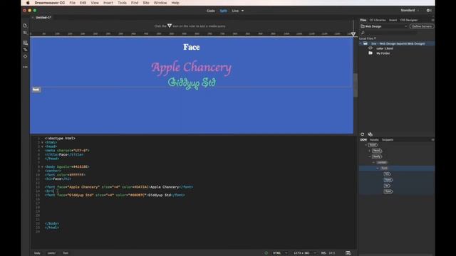 Face for iMac Using Dreamweaver смотреть онлайн