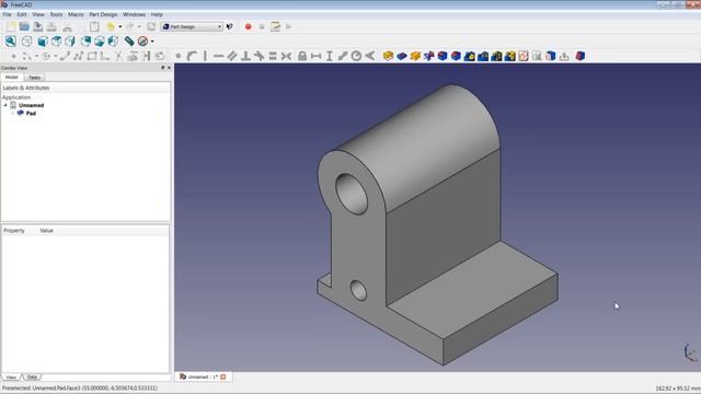 FreeCAD Lesson 04 - Bearing Bracket смотреть онлайн