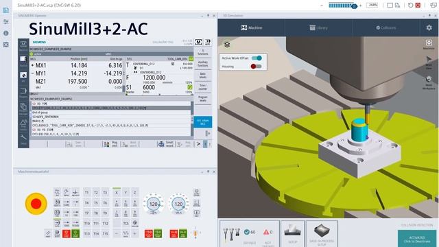 Run MyVirtual Machine/3D-SinumerikONE смотреть онлайн