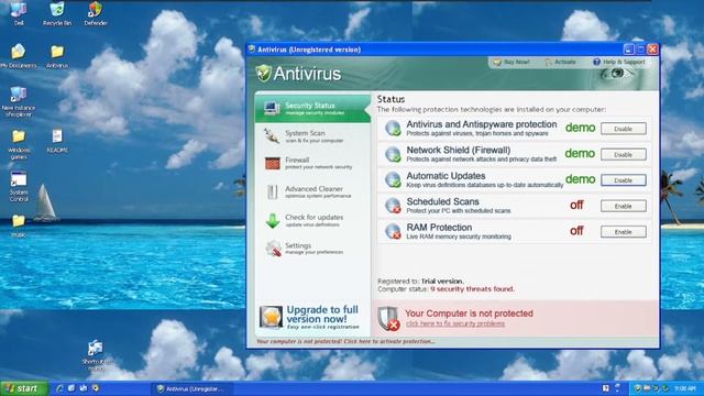 [REUPLOAD] AntiVirus on Windows XP смотреть онлайн