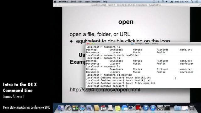 Intro to the OS X Command Line - James Stewart смотреть онлайн