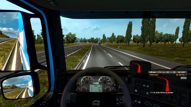 Налетел на отбойник и Опрокинулся - Euro Truck Simulator 2 смотреть онлайн