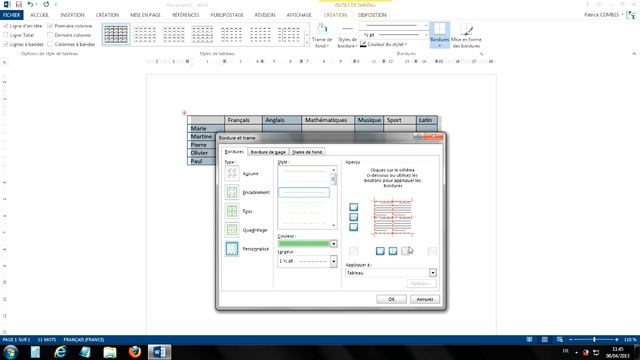 Tuto Créer et personnaliser un tableau (Word 2013) смотреть онлайн