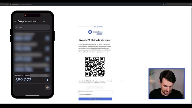 Zwei-Faktor-Authentifizierung (2FA) aktivieren | Finanzfluss Copilot смотреть онлайн