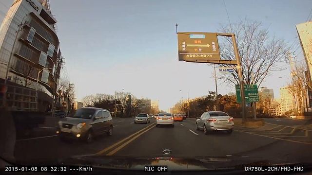 BLACKVUE DASHCAM: DR750LW-2CH Front View Sample Day (#2) смотреть онлайн