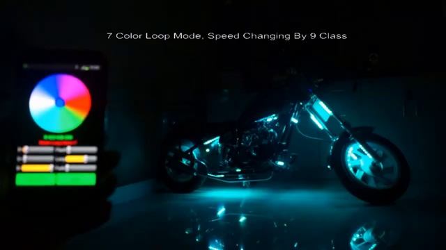 Android control LED Motorcycle Kit смотреть онлайн