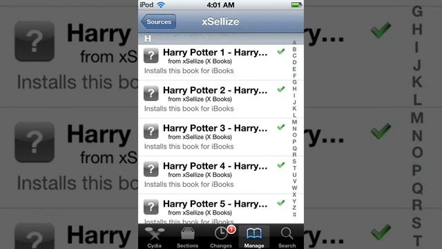 How to Download all Harry Potter Books IPod touch[Jailbreak] смотреть онлайн