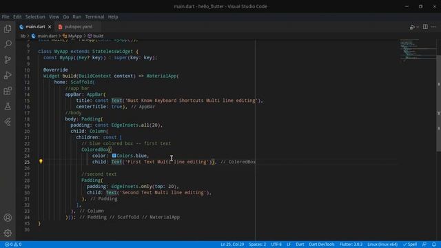 48.Must Know 15 Keyboard Shortcuts For Flutter Developers | VSCode смотреть онлайн