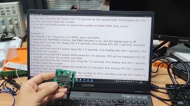PWM9B03 3ch 20Hz-1MHZ PWM Signal Generator Pwm Adjustable Generator PWM  Meter PWM Display