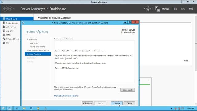 How to demote a Windows Server 2012 Domain Controller смотреть онлайн