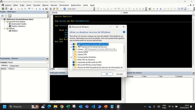 VBA Selenium - Corrigindo o Erro -2146232576 (80131700) смотреть онлайн