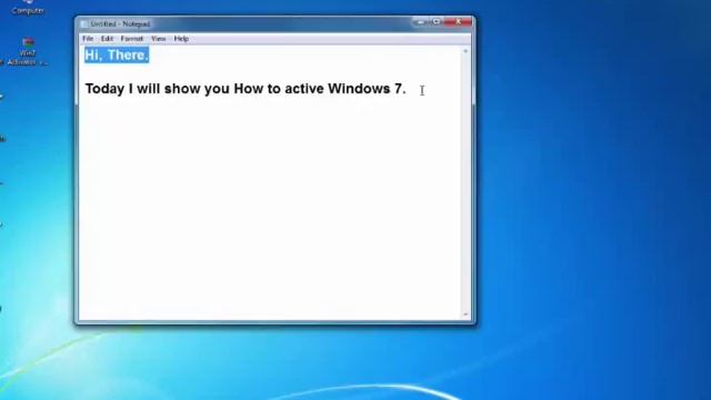How To Activate Window 7 Any Version Using Windows 7 Activation 2018 смотреть онлайн