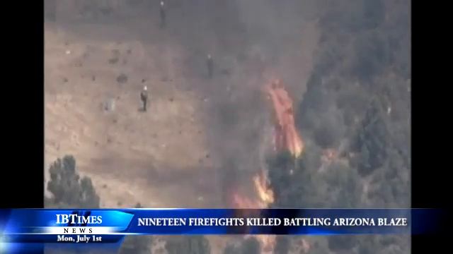 Nineteen Firefighters Killed Battling Arizona Wildfire смотреть онлайн