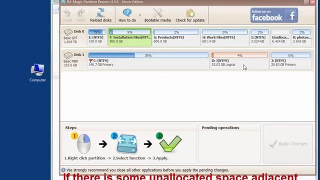 [Free]Extend partition with/without free unallocated space | Resizer Guide смотреть онлайн