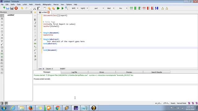 Latex Tutorial 1 -- miktex and texstudio installation смотреть онлайн