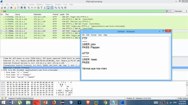 Finding HTTP And FTP Passwords With Wireshark