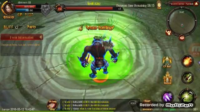 Mu Origin EUROPE - ELFOO evento Dungeon - king wolf смотреть онлайн