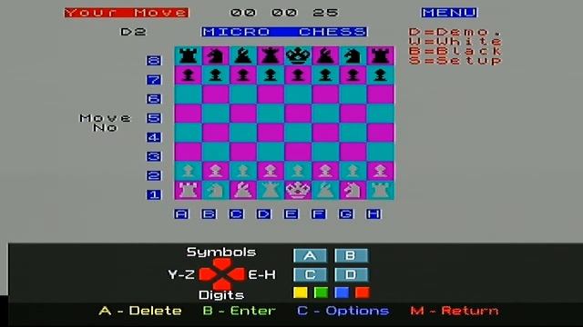 ZX Spectrum Vega Games - Spectrum Chess I, II, Micro Chess and Voice Chess смотреть онлайн