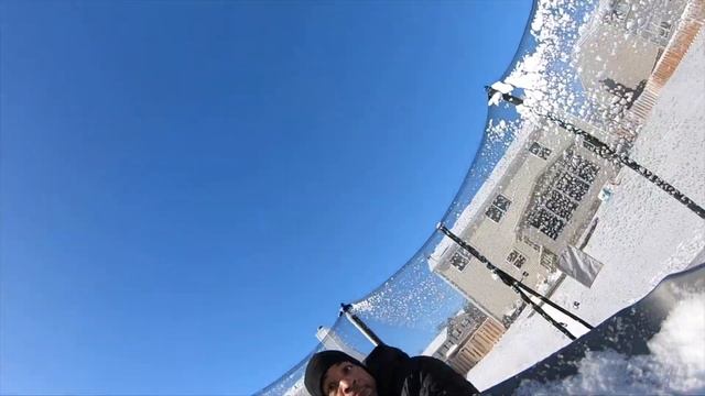 TRACKING AirPods TOSSED into the SNOW! | Shoveling the Trampoline | Did the Find My App help? смотреть онлайн