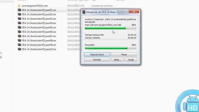 Extraer Archivos RAR/ZIP (Juegos) en PARTES desde [Android & PC] смотреть онлайн