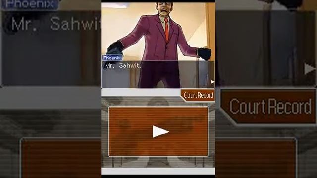 Phoenix Wright-Ace Attorney (DeSmuME Emulator) NDS Gameplay смотреть онлайн