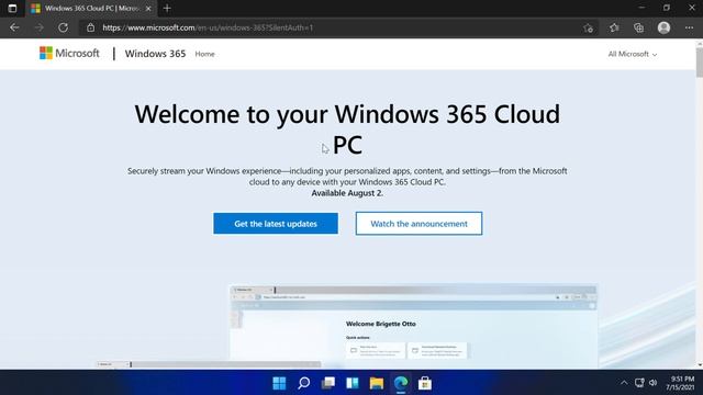 The New Windows 365 (A Cloud Version Of Windows) смотреть онлайн