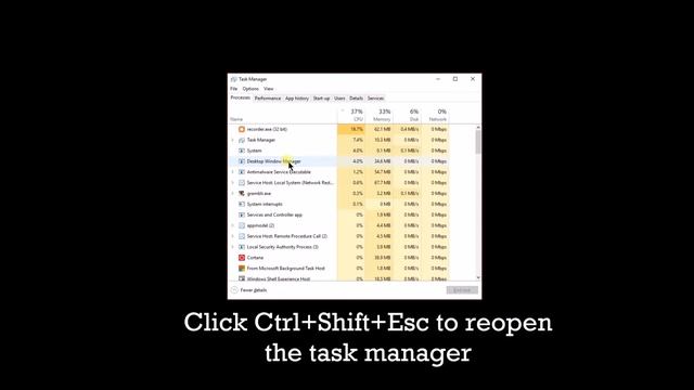 How to reopen windows explorer from the task manager смотреть онлайн