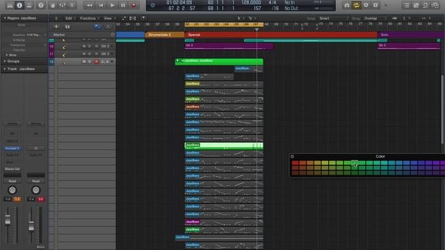 Logic Pro X Bug #7 - Colors in multitake Folders смотреть онлайн