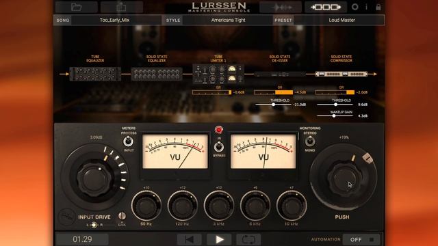 Lurssen Mastering Console For Mac/ PC - Overview