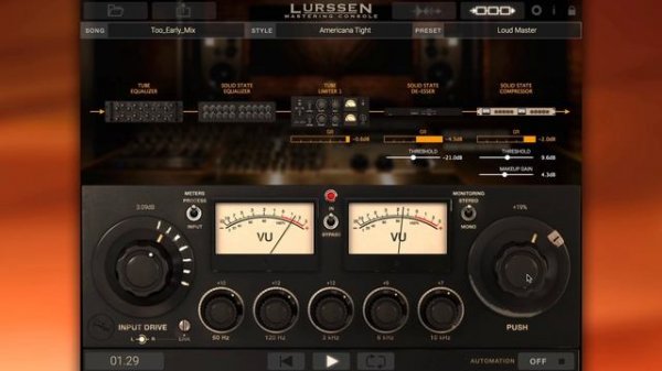 Lurssen Mastering Console for Mac/ PC - Overview
