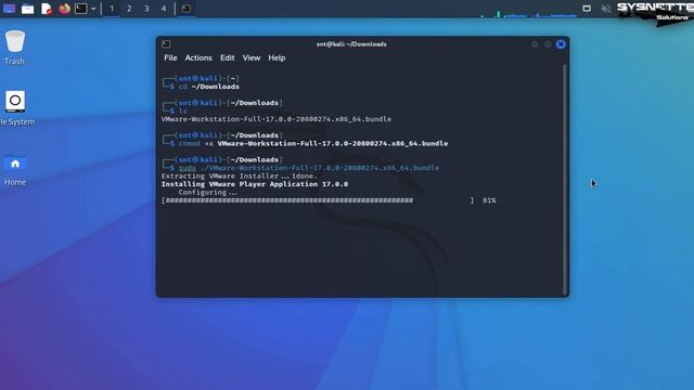 How to Install VMware Workstation 17 Pro on Kali Linux 2022 | SYSNETTECH Solutions смотреть онлайн