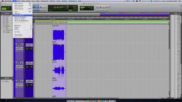 Pro Tools, How to transfer a session. Exporting files. смотреть онлайн