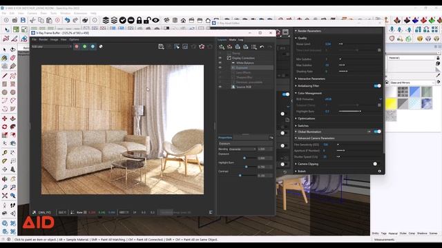 V-RAY 6 FOR SKETCHUP | INTERIOR 006 (SKETCHUP 2023)