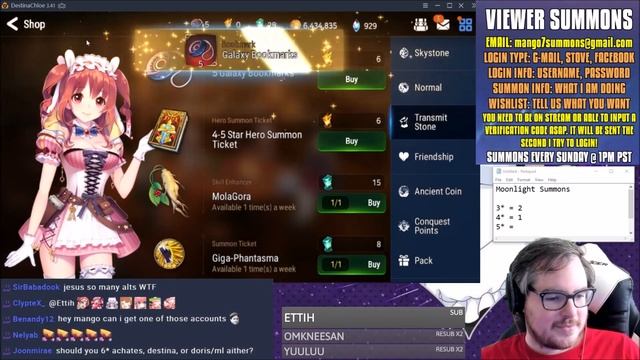 【Epic Seven】INSANE MOONLIGHT LUCK & Viewer Summons! $20 iTunes And Google Play Giveaway! EP02 смотреть онлайн