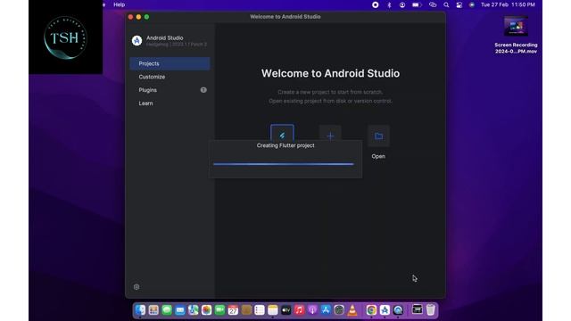 How to Create a Flutter Project in Android Studio | Create a New Flutter Project Tutorial смотреть онлайн