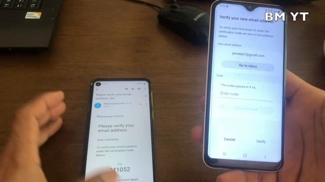 Change Email Samsung Accounts On Android