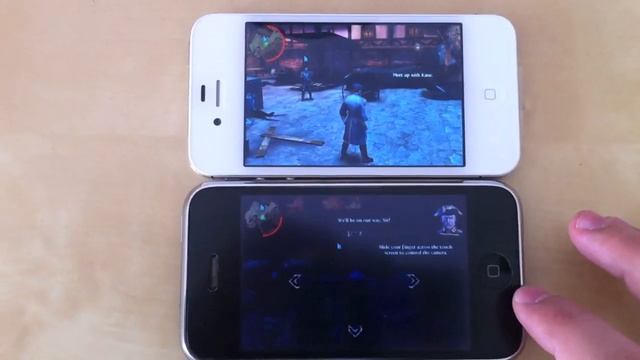 iPhone 3GS vs iPhone 4S - iDevice.ro performance test смотреть онлайн