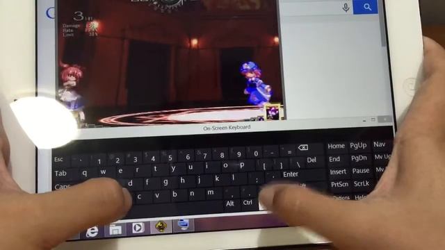Trying Touhou 12.3 on iPad Remote Desktop смотреть онлайн