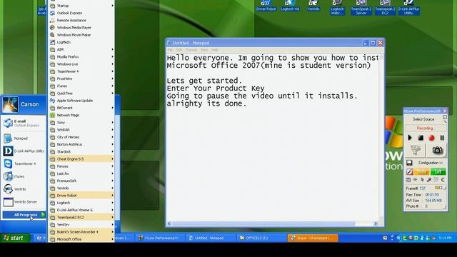 Installing Microsoft Office 2007 смотреть онлайн