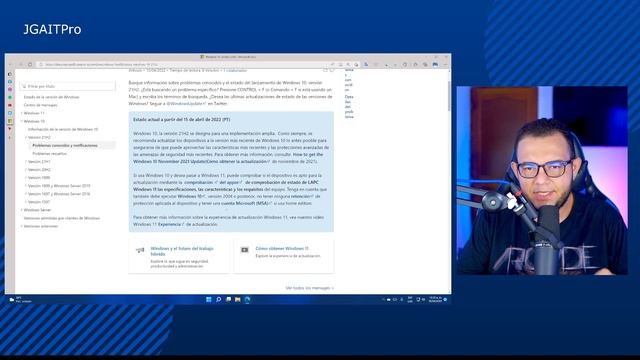 Microsoft no se olvida de Windows 10 - Disponible 21H2 Update смотреть онлайн