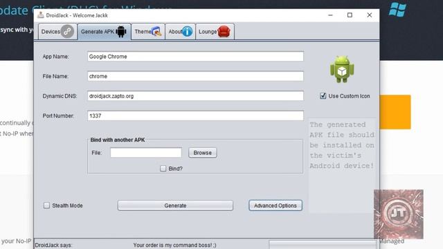 How to setup an Android RAT DroidJack смотреть онлайн