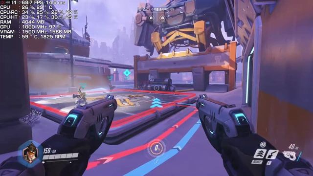 Overwatch (오버워치/최상) | Core i7-6700K & Radeon R9 280X (HD 7970) смотреть онлайн