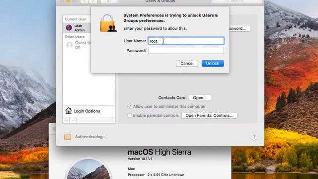 Security : Demonstration of macOS Authentication Bypass Security Issue смотреть онлайн