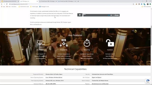 Orchid Video Management Software Overview смотреть онлайн