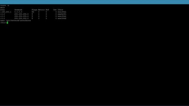 LINUX UBUNTU DEBIAN STATIC ROUTE ADD COMMAND смотреть онлайн