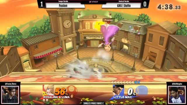 Fusion (Rosalina) vs. GXG|Duffo (Bayonetta & Little Mac) - Wii U Pools - TNS7 смотреть онлайн